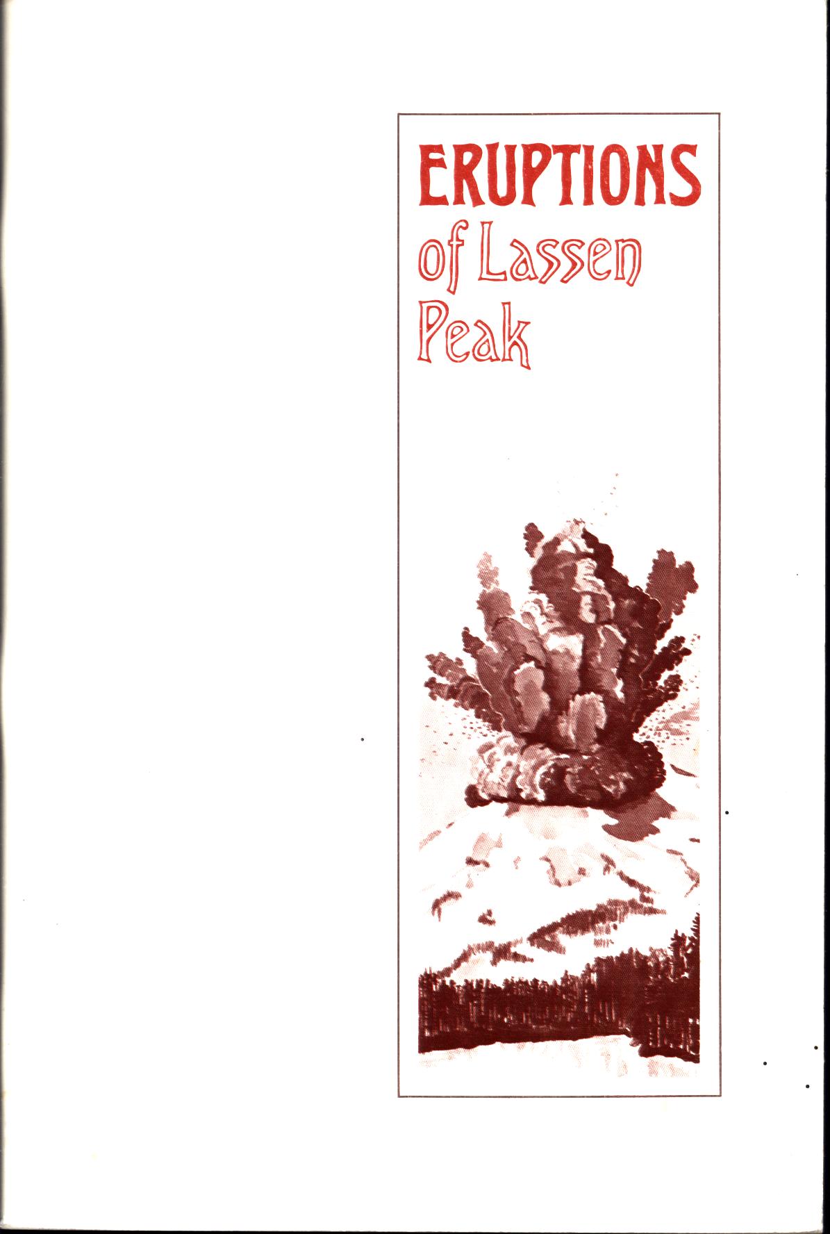 ERUPTIONS OF LASSEN PEAK. by B. F. Loomis. 